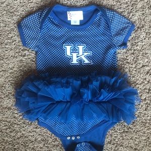 Baby girl University of Kentucky onesie
